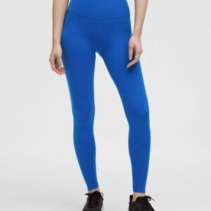 lululemon athletica Wunder Train galactic Cobalt Blue High-Rise Leggings 28”